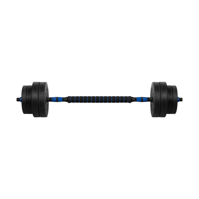 REBEL ACTIVE Adjustable bituminous dumbbell with connector 1x20kg