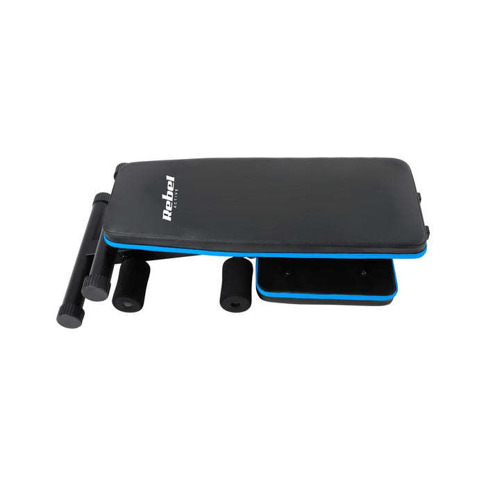 REBEL ACTIVE Reinforced incline training bench with leg lock