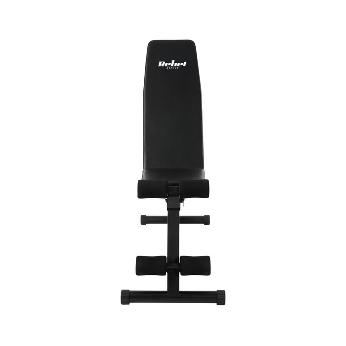 REBEL ACTIVE Reinforced incline training bench with leg lock