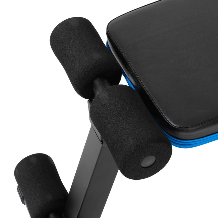 REBEL ACTIVE Reinforced incline training bench with leg lock