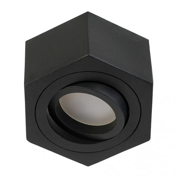 RECESSED MOON GU10 50MM BLACK LIGHTEX NANO - Луни<<<Вътрешно осветление<<<Осветление<<<Praktiker&&&Луни<<<Вътрешно