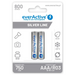 Rechargeable batteries everActive Ni-MH R03 AAA 800 mAh Silver Line - 2 pieces - Rechargeable