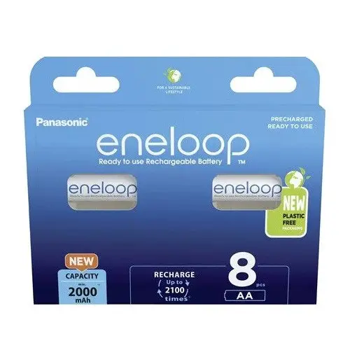 Rechargeable batteries PANASONIC ENELOOP AA 2000 mAh 8 szt (BK-3MCDE/8HH) - Rechargeable batteriesBAL-AKM<<<batteries