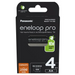Rechargeable batteries PANASONIC ENELOOP PRO AA 2500 mAh 4 szt (BK-3HCDE/4CP) - Rechargeable