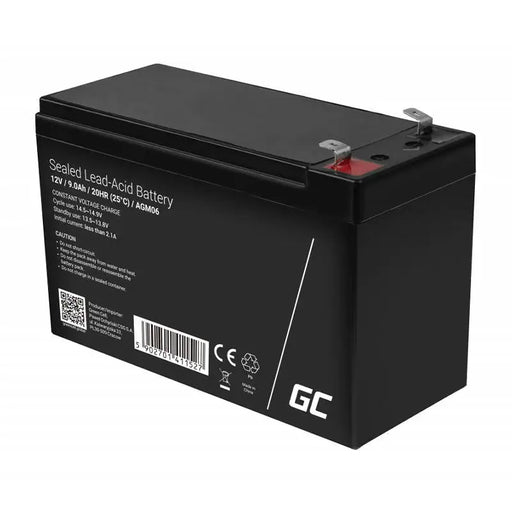 Rechargeable battery AGM 12V 9Ah Maintenancefree for UPS ALARM - Batteries<<<Rechargeable batteries<<<IT