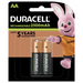 Rechargeable battery DURACELL R6 AA 2500mAh NiMH 1.2V 2 pcs. in a package - Батерии<<<Батерии и зарядни