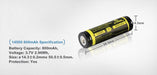 Rechargeable battery LiIon AA R6 3.7V 800mAh XTAR - Батерии<<<Батерии и зарядни у-ва<<<ValiAPI&&&Rechargeable