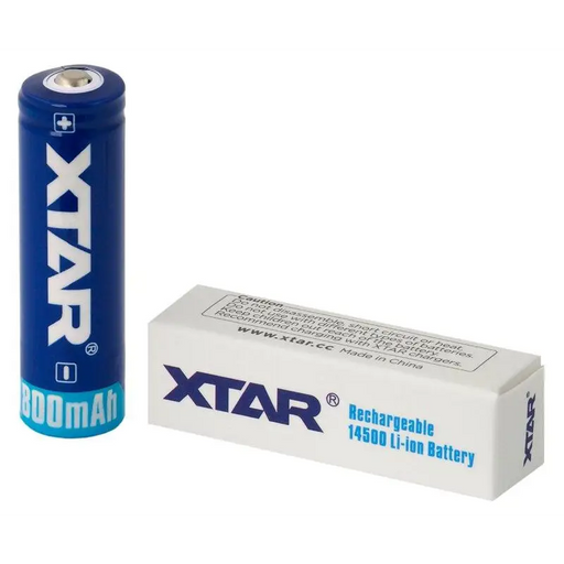 Rechargeable battery LiIon AA R6 3.7V 800mAh XTAR - Батерии<<<Батерии и зарядни у-ва<<<ValiAPI&&&Rechargeable