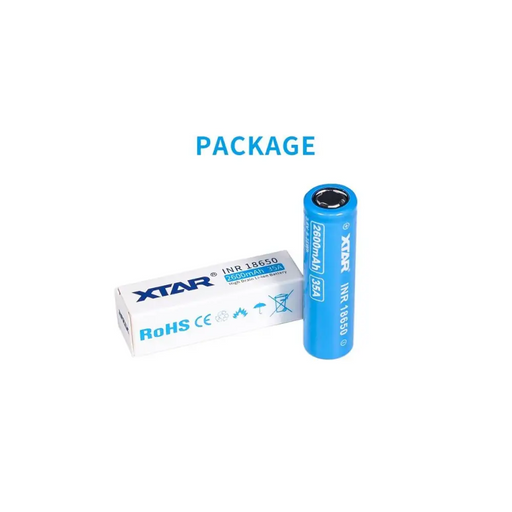 Rechargeable battery XTAR 18650 2600mAh Li-ion - Батерии<<<Батерии и зарядни у-ва<<<ValiAPI