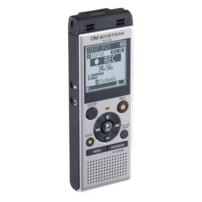 RECORD PHONE WS-882 OLYMPUS - SILVER - Диктофони<<<Аудио продукти<<<AmperelB2B&&&SecureDigital flash