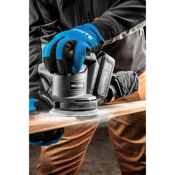 RECORDLESS ECCENTRIC GRINDER GRAPHITE 58G014 SOLO 125 mm - Ексцентършлайф<<<Шлайф машини<<<Инструменти и