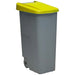 Recycling Waste Bin Denox Yellow 110 L - Други продукти за почистване<<<Почистване Прахосмукачки И Гладене<<<Дом