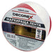 RED-WHITE 25 M DECOREX SELF-ADHESIVE SIGNAL TAPE - Помощни средства<<<Работно облекло<<<Инструменти и