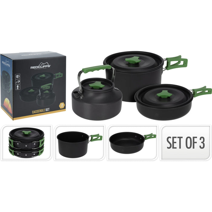 K-KT COOKWARE 3PCS REDCLIFFS OUTDOOR CY5656510