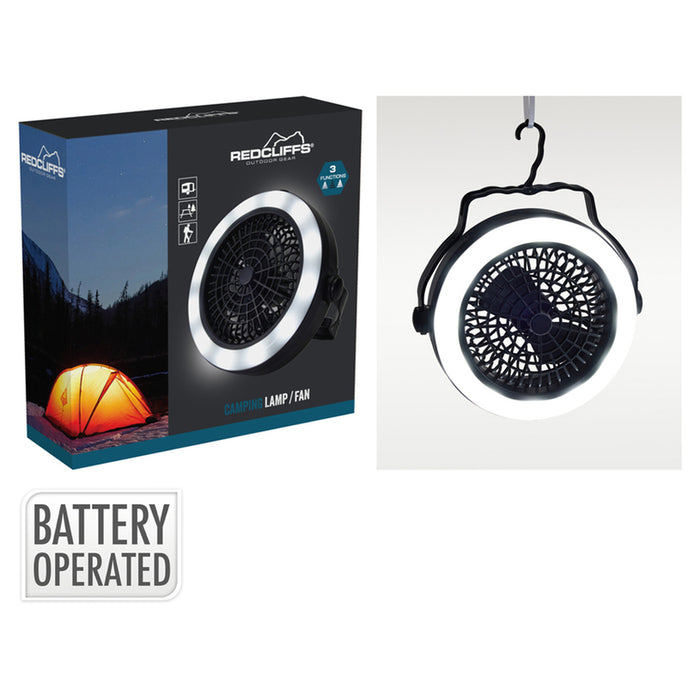 CAMPING LAMP WITH FAN REDCLIFFS OUTDOOR 1.09E+08