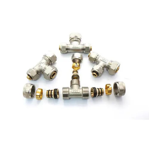 REDUCER FOR RADIATOR TRIPLE Ф16ФФ20ФФ16 JOZI - Фитинги и аксесоари за отопление<<<Отоплителна инсталация<<<Отопление