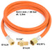 Reduction connection to a tourist gas cylinder G 3/8’’ L - 7/16’’ hose 1.5 m - Others<<<HurtelXML