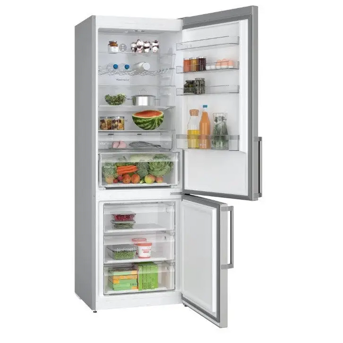Refrigerator-freezer combination Bosch Series 4 KGN497ICT 440 l C Stainless steel - Freestanding refrigerator-freezers