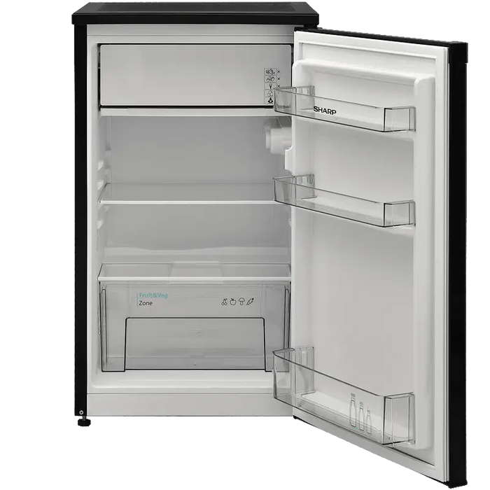 Refrigerator Sharp SJ-UE088T0B 89 l E Black - Хладилник с една врата<<<Хладилници<<<Домакински електроуреди<<<ZoraSite
