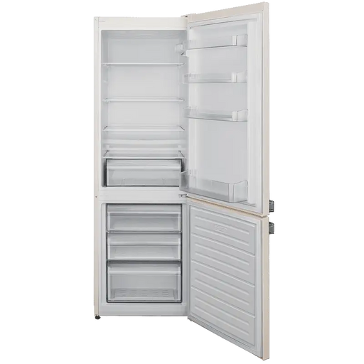 Refrigerator with freezer Finlux FXCA 31320 BEE RETRO 268 l E Beige Static - Хладилници с