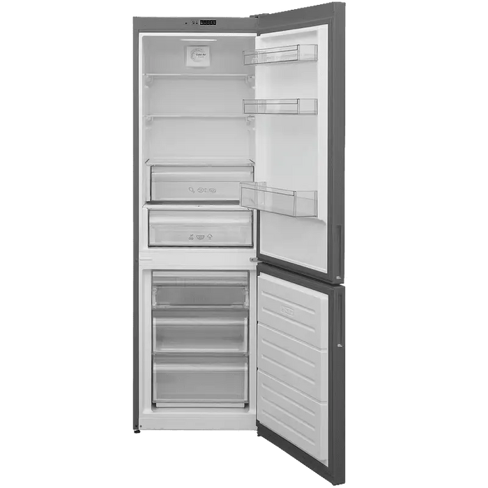 Refrigerator with freezer Finlux FXCA 3740CE IX 341 l E Stainless steel Static - Хладилници с