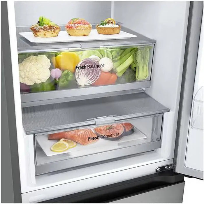 Refrigerator with freezer LG GBF7272DPY 386 l D No Frost Stainless steel - Хладилници с