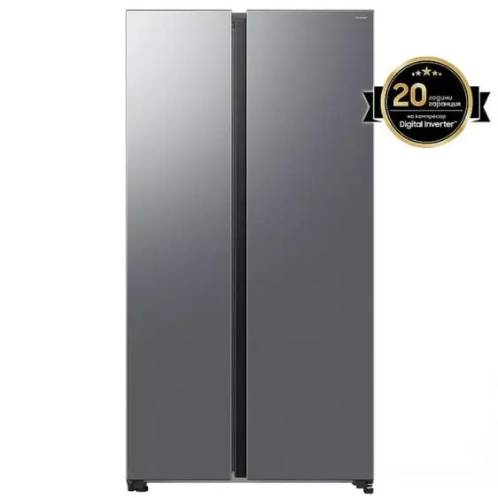 Refrigerator with freezer SAMSUNG Side-by-Side RS70F65QETEO 659 l Bespoke AI SBS - AI Energy Wi-Fi 178 cm - Хладилници