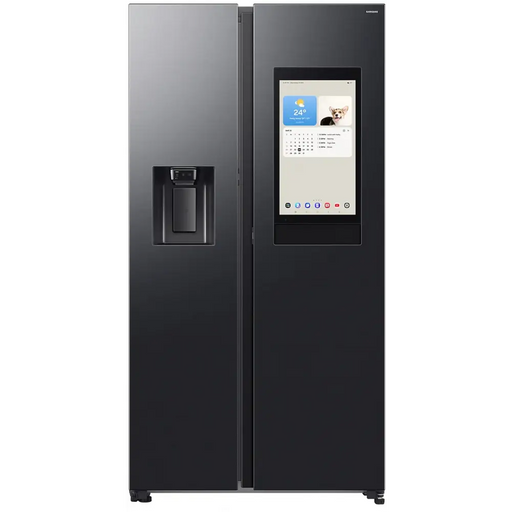 Refrigerator with freezer SAMSUNG Side-by-Side RS90F66BEFEO 614 l Auto Open Door 178.4 cm - Хладилници Side