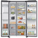 Refrigerator with freezer SAMSUNG Side-by-Side RS90F66BEFEO 614 l Auto Open Door 178.4 cm - Хладилници Side