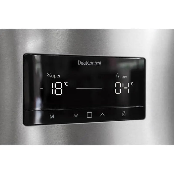 Refrigerator with freezer Sharp SJ-NBA32DHDAE 367 l E No Frost Black stainless steel - Хладилници с