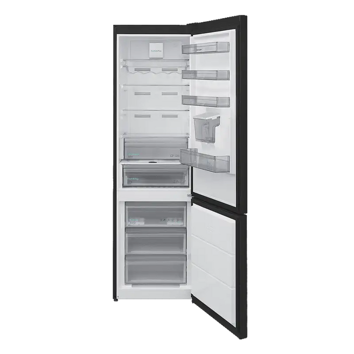 Refrigerator with freezer Sharp SJ-NBA32DHDAE 367 l E No Frost Black stainless steel - Хладилници с