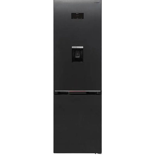 Refrigerator with freezer Sharp SJ-NBA32DHDAE 367 l E No Frost Black stainless steel - Хладилници с