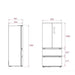 Refrigerator with freezer TEKA RFD 77825 516 l No Frost 189.8 x 83.3 cm stainless steel - Хладилници Side
