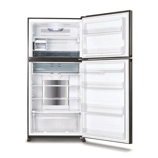 Refrigerator with top chamber Sharp SJ-YG740G-BK 604 l E No Frost Black - Хладилници с горна