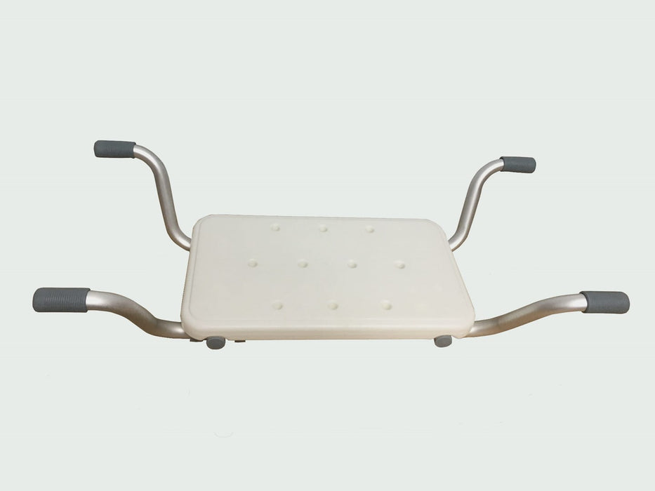 Recessed bench for bathtub - adjustable