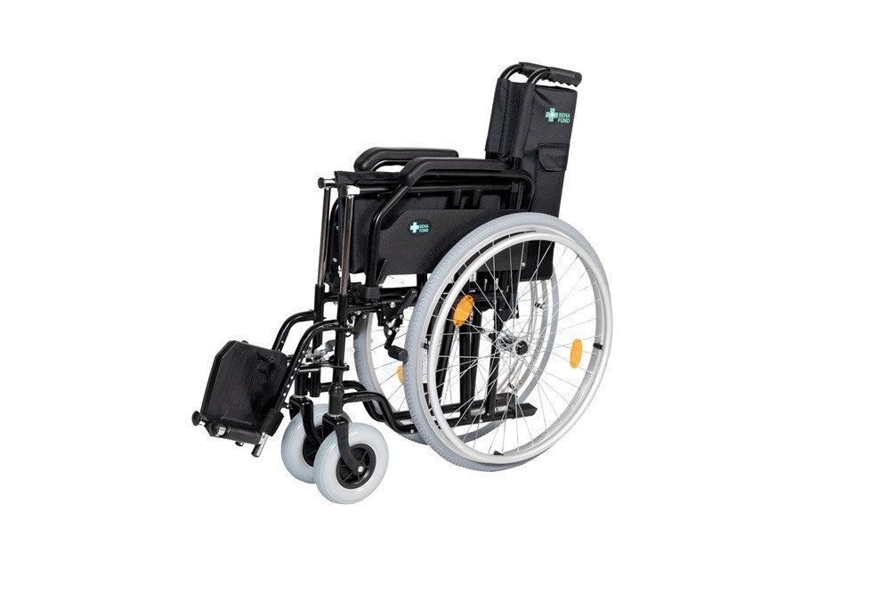 Steel wheelchair RF-1 Cruiser Black 48cm