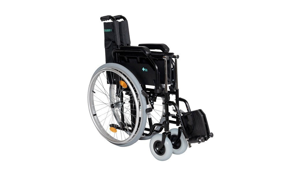 Steel wheelchair RF-1 Cruiser Black 48cm