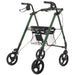 Rehabilitation support with seat and bag for seniors Green - Tricycle standsWIB-PTR<<<Strollers