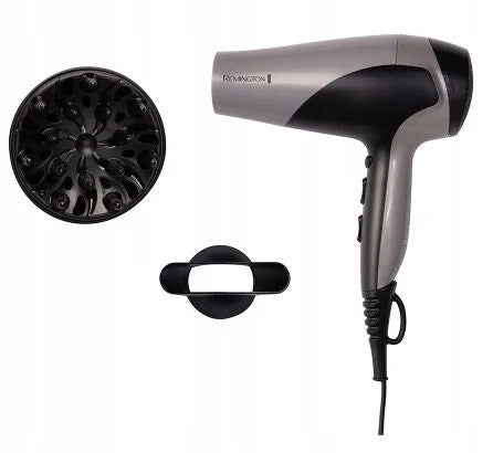 Hairdryer Remington Black Multicolour Black/Silver 2200 W