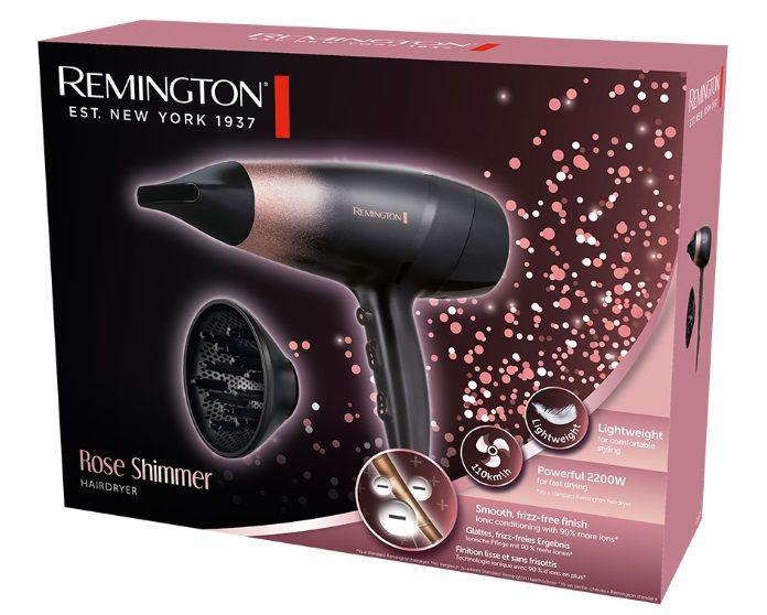 Hairdryer Remington D5305 Black Pink 2200 W