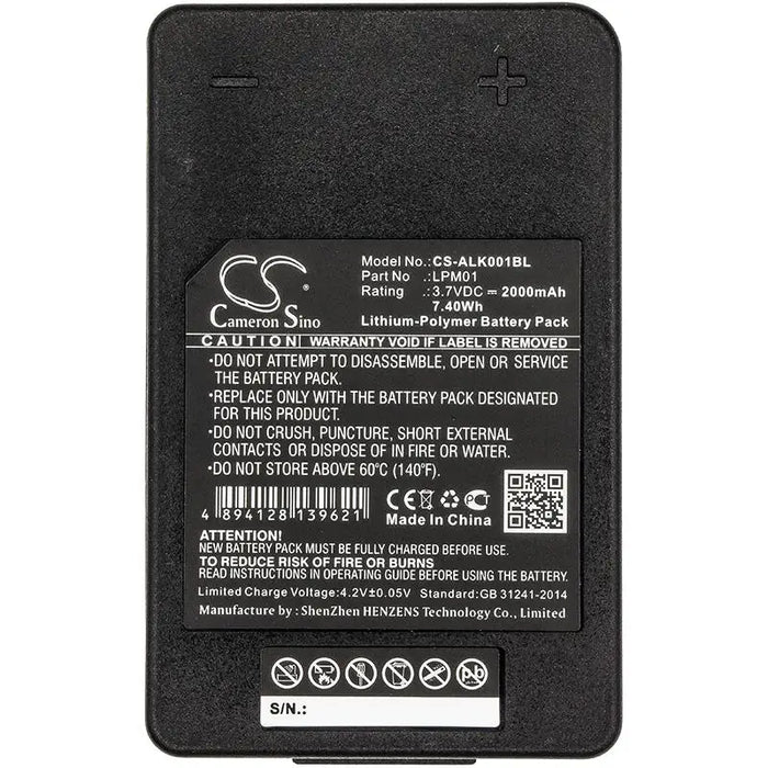 Remote control battery for faucet Autec LK NEO R0BATT00E13A0 LPM01 LiIon 7.4V 1400mAh Cameron Sino - Батерии за