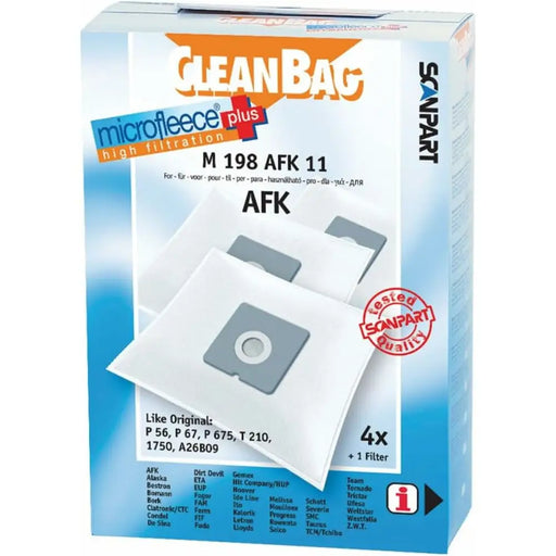 Replacement Bag for Vacuum Cleaner Scanpart M 198 AFK 11 AFK BORK 4UD - Почистване Прахосмукачки И Гладене<<<Дом