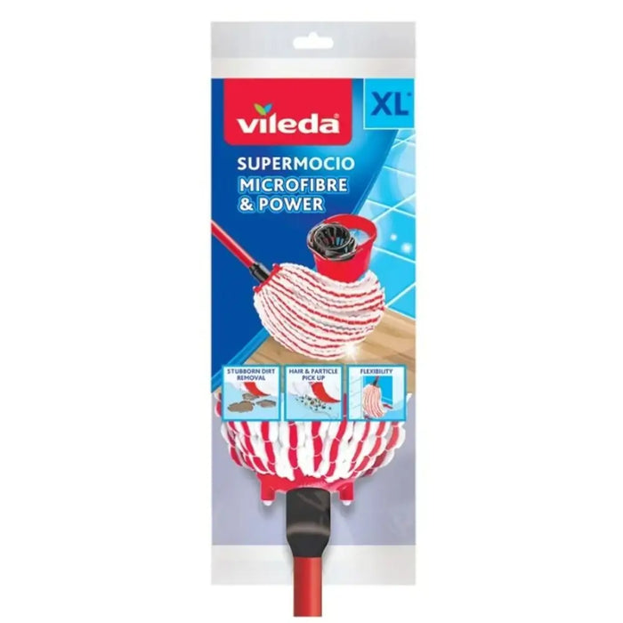 Replacement Vileda Microfibre & Power Mop Fibre (1 Unit) - Мопове и метли<<<Почистване Прахосмукачки И Гладене<<<Дом