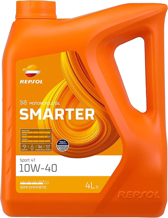 REPSOL SMARTER SPORT 4T 10W-40 4L Moto