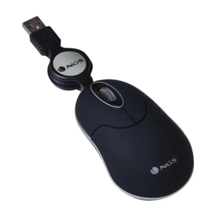 Retractable Optical Mouse NGS NGS-MOUSE-0973 Black 1000 dpi - Електроника Периферни и резервни части<<<Компютри|