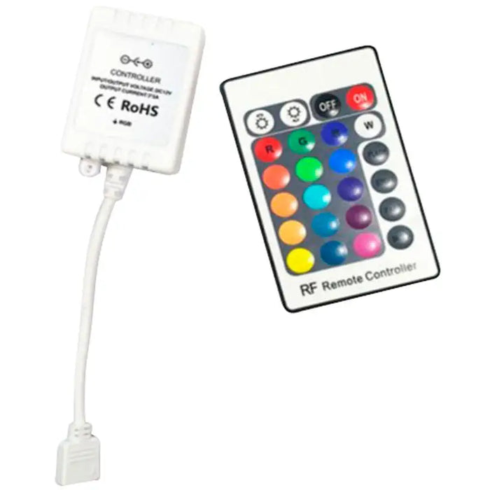 RF CONTROLLER FOR RGB 24 BUTTONS PLASTIC D-IL - LED ленти и аксесоари<<<Вътрешно осветление<<<Мебели и