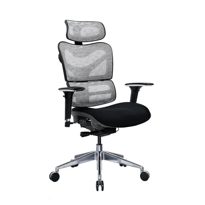 RFG Ergonomic chair TECH@GAMES black seat white-black backrest - Офис столове<<<За офиса<<<ZoraSite