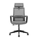 RFG Executive chair Smart HB damask and mesh dark gray seat gray back - Офис столове<<<За офиса<<<ZoraSite