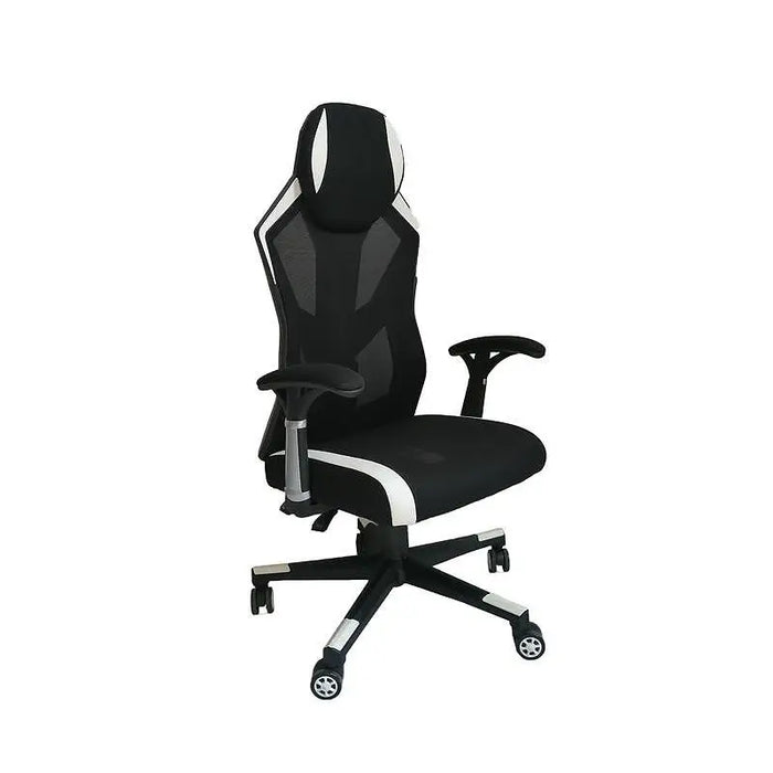 RFG Gaming chair Soft Game black and white - Офис столове<<<За офиса<<<ZoraSite