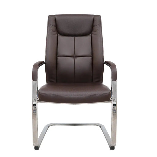RFG Visitor’s chair BOGART M eco-leather brown - Офис столове<<<За офиса<<<ZoraSite